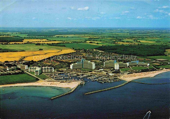 Damp Ostseebad Halbinsel Schwansen Schleswig-Holstein Fliegeraufnahme