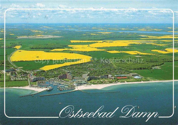 Damp Ostseebad Halbinsel Schwansen Schleswig-Holstein Fliegeraufnahme
