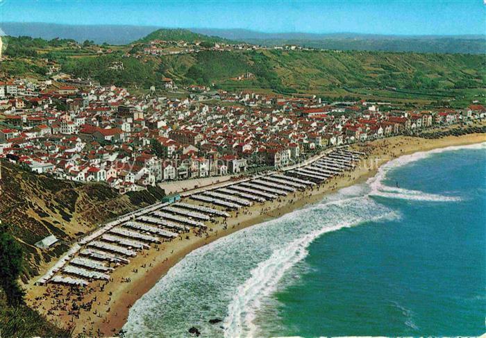 Nazare PT A praia vista do Sitio