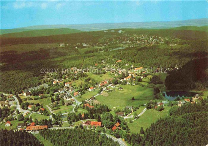 Bockswiese-Hahnenklee Harz Fliegeraufnahme