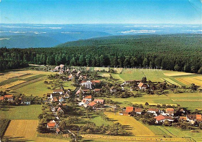 Kaelberbronn Pfalzgrafenweiler BW Fliegeraufnahme mit Hotel Gasthof Schwanen
