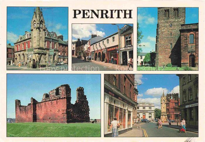 Penrith EDEN East Cumbria UK Poets Walk Shopping Precinct The Monument Penrith C