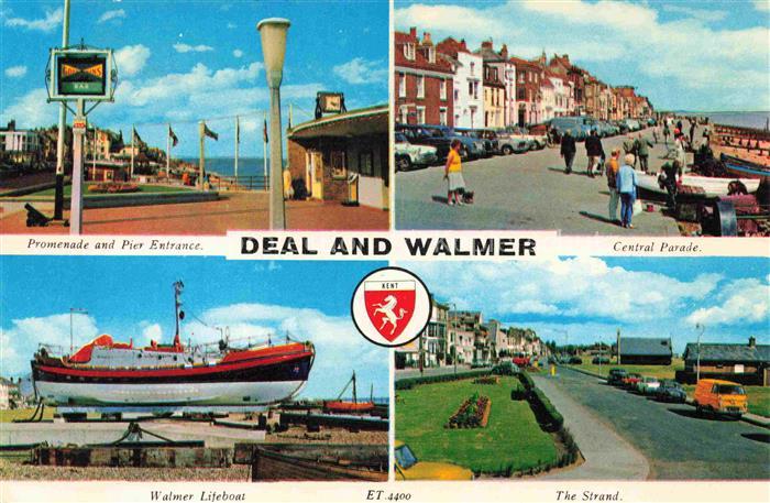 Deal Kent Dover UK Promenade Pier Entrance Central Parade Walmer Lifeboat The St