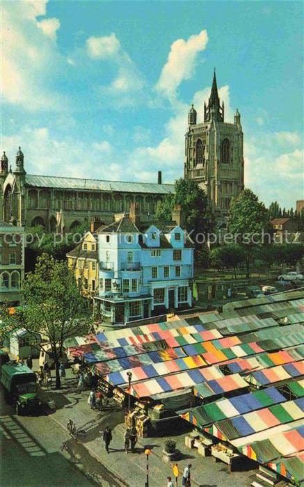 Mancroft St. Peter Church and Market Place