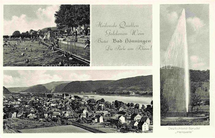 Bad Hoenningen Freibad Panorama Fontaene