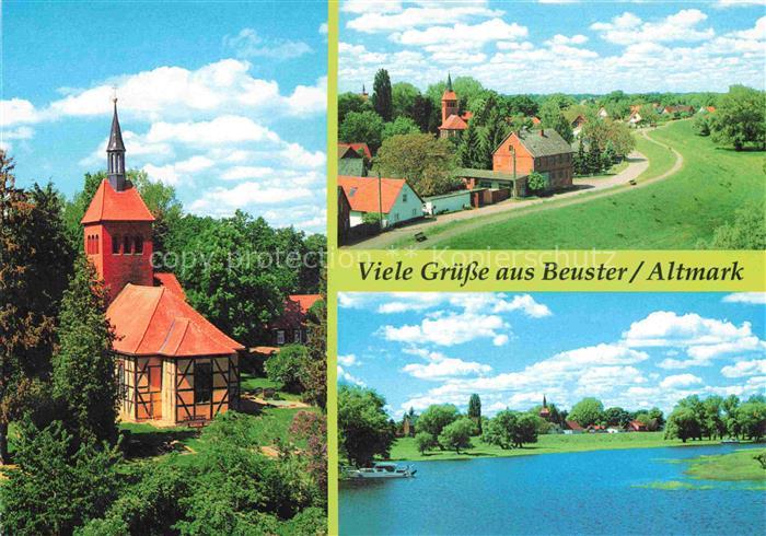 Beuster Stendal Sachsen-Anhalt Kirche St. Marien Dorfansicht Panorama Blick von