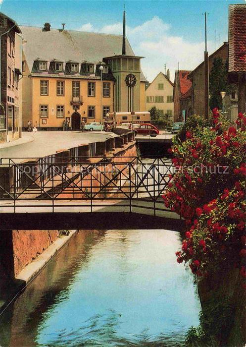 Ober-Ramstadt Oberramstadt Muehltal DARMSTADT Rathaus und Modau