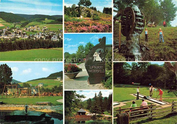 Niedersfeld Winterberg Hochsauerlandkreis NRW Panorama Luftkurort Landschaft Kin