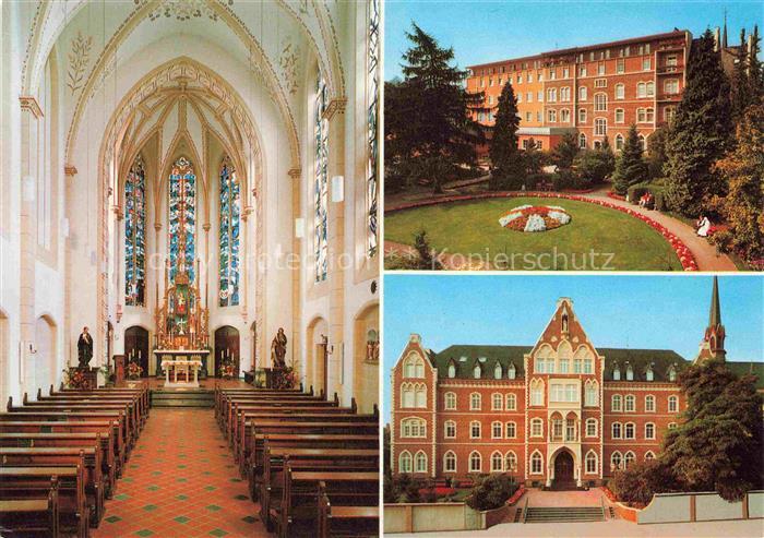 KOBLENZ  Rhein Bruederkrankenhaus St. Josef Inneres der Kirche