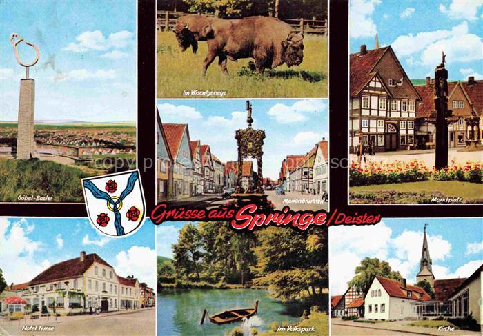 Springe Deister Hannover Goebel-Bastei Wisentgehege Marienbrunnen Marktplatz Hot