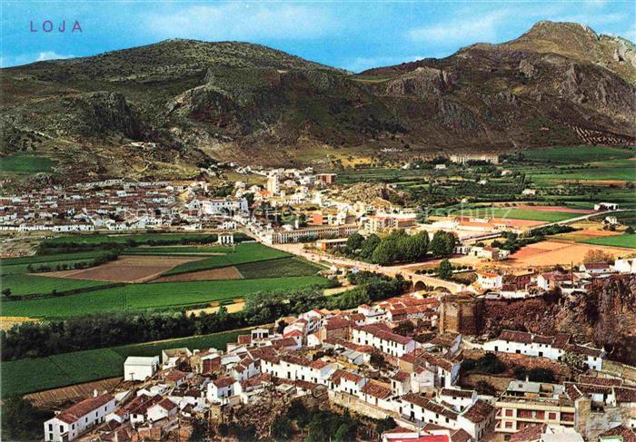 Loja  Granada Andalucia ES Vista panoramica aérea