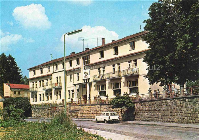 Luhacovice Uhersky Brod CZ Zotavovna ROH Praha Erholungsheim der Revolutionaeren