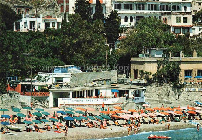 TAORMINA  Messina Sicilia IT Un agolo della spiaggia di Mazzaro