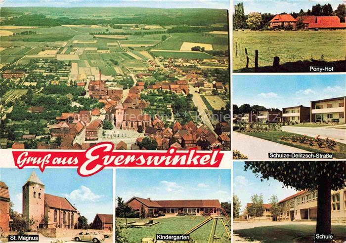 Everswinkel Warendorf NRW Luftaufnahme Ponyhof Schulze-Delitzsch-Strasse St. Mag