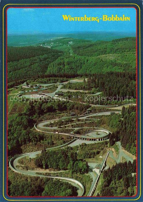 Winterberg  Hochsauerland NRW Bobbahn Kurort Wintersportplatz