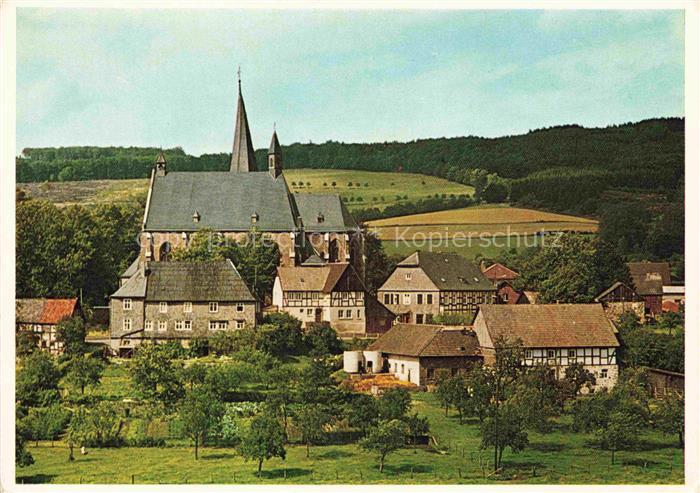 Arnsberg  Westfalen Teilansicht mit Kirche
