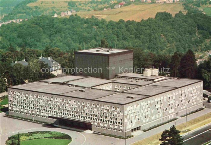 LUXEMBOURG  Luxemburg Square Robert Schumann Théâtre municipal vue aérienne