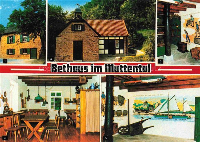 WITTEN  RUHR NRW Deutsches Bergbau-Museum Bethaus im Muttental Fachwerk Geraeter