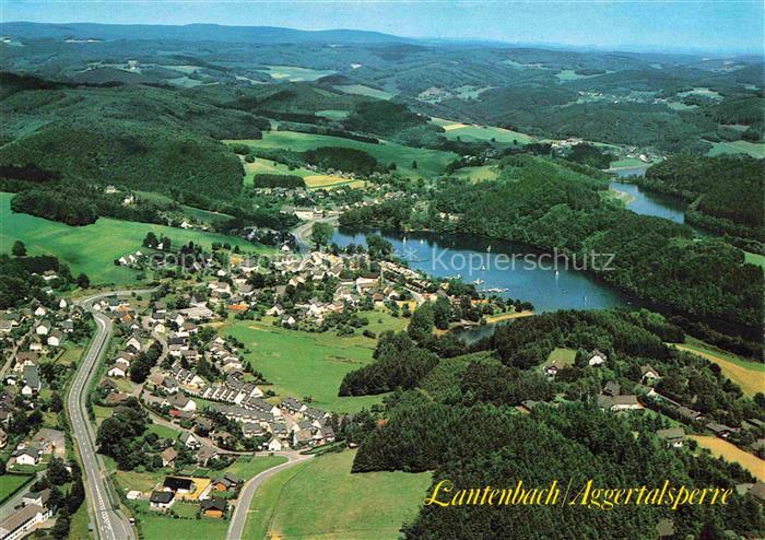 Lantenbach Aggertalsperre Gummersbach NRW Panorama Aggertalsperre Obergisches La