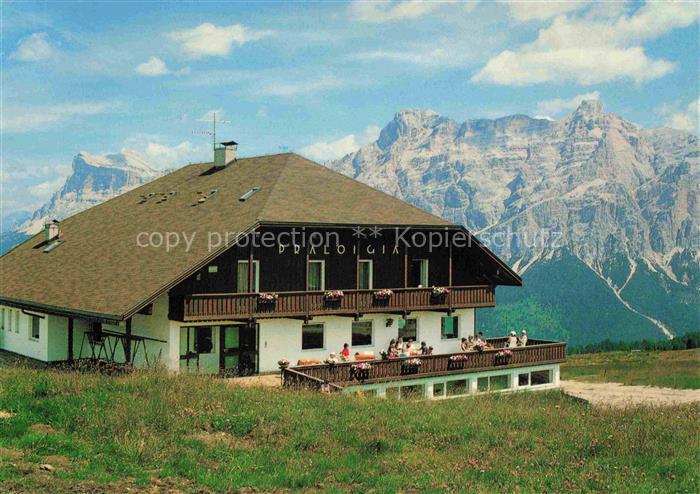 Corvara 1558m Pustertal Suedtirol IT Albergo Pralongia Berggasthof Dolomiten
