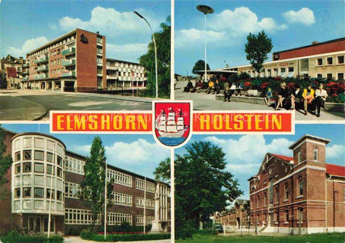 ELMSHORN Pinneberg Schleswig-Holstein Motive Stadtzentrum Gebaeude