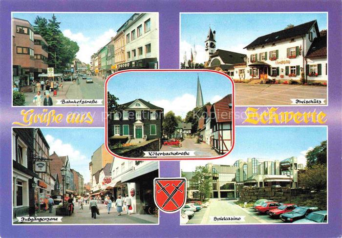 Schwerte UNNA NRW Bahnhofstrasse Freischuetz Koeterbachstrasse Fussgaengerzone S