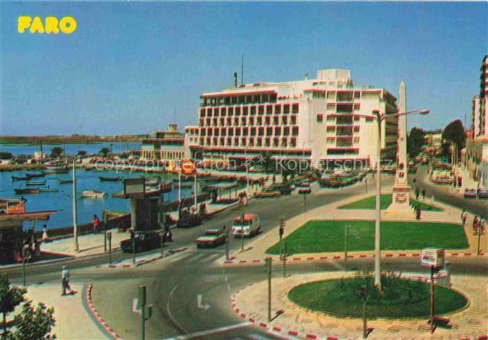 Faro Portugal Partie am Hafen Hotel