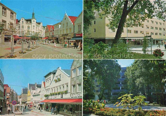 Bergedorf  HAMBURG Markt Hotel Sachsentor Blick vom Schlosspark zum Parkhaus