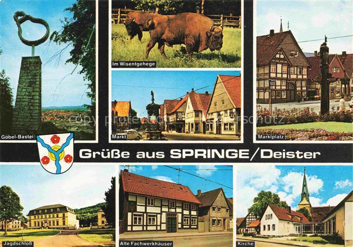 Springe Deister Hannover Goebel-Bastei Wisentgehege Markt Platz Jagdschloss Fach