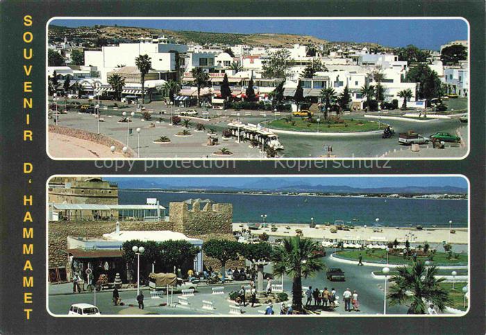 Hammamet Tunesie Teilansichten Strand Meerblick