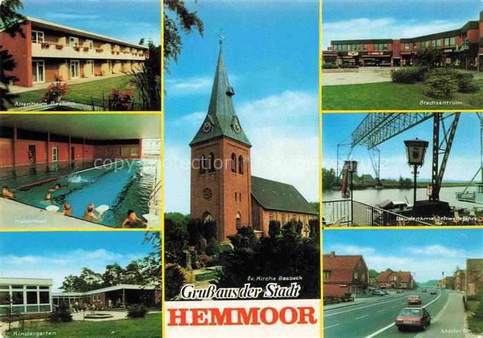 Hemmoor Cuxhaven Niedersachsen Altenheim Hallenbad Kindergarten Kirche Stadtzent