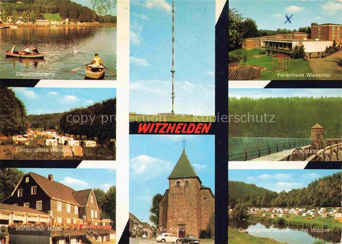 Witzhelden Leichlingen NRW Diepentalsperre Stausee Campingplatz Wersbacher Muehl