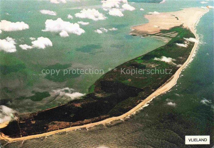 Vlieland Friesland NL Fliegeraufnahme