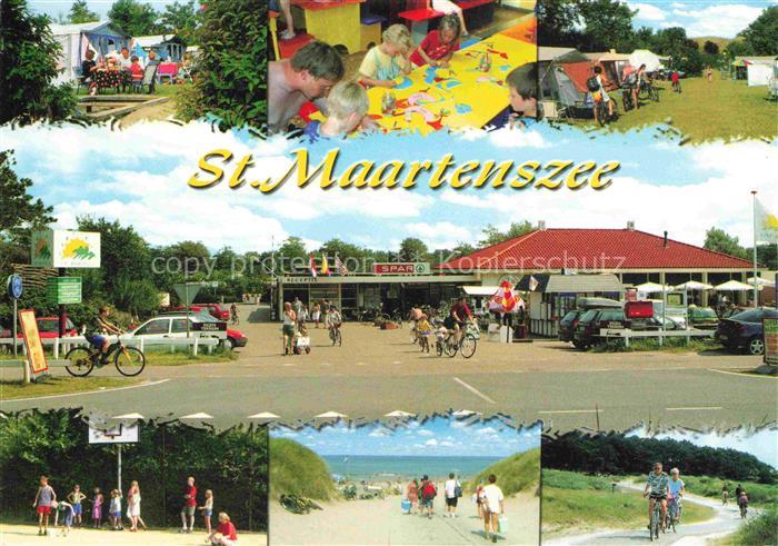 St Maartenszee Sint Maartenszee Noord Holland NL Campingplatz Sparmarkt Weg zum