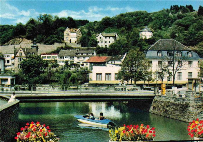 Gemuend Eifel Schleiden NRW Partie am Zusammenfluss von Urft und Olef