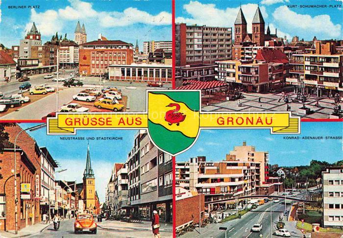 Gronau  Westfalen Borken NRW Berliner Platz Kurt-Schumacher-Platz Neustrasse Sta