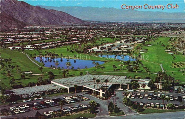 Palm Springs California USA Panorama Canyon Country Club aerial view