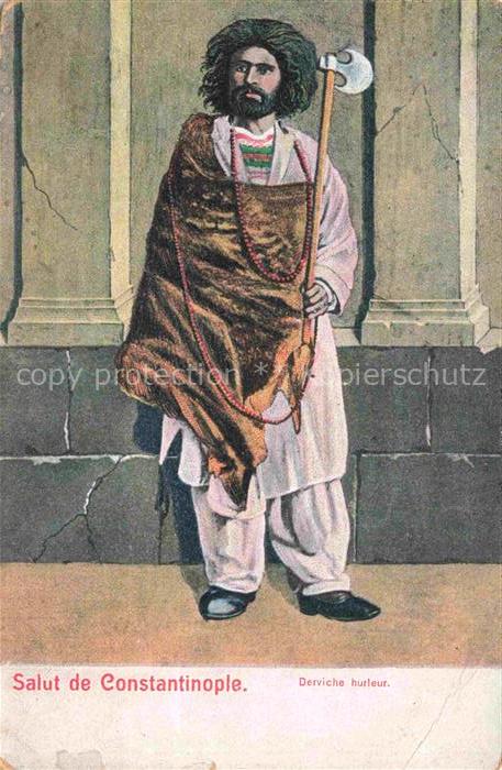 Constantinople Constantinopel ISTANBUL TK Salut de Constantinople Derviche hurle