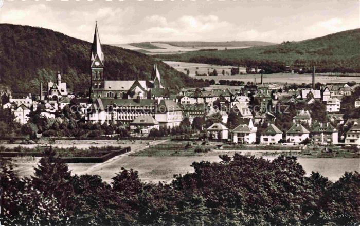 Neheim-Huesten Arnsberg NRW Panorama Ansicht mit Kirche