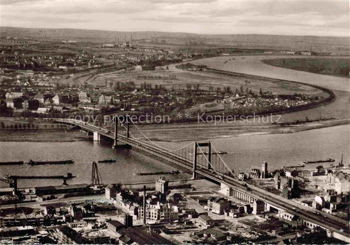 KoeLN  RHEIN Muelheimer Bruecke Original Luftaufnahme
