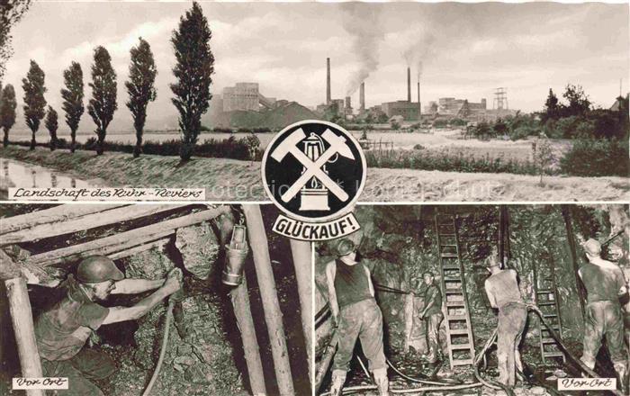 Bergbau Mining Exploitation Miniere Estrazione Mineraria-- Ruhrrevier Essen Land