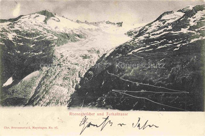 Gletscher Glacier Glaciar Ghiacciaio-- Rhonegletscher Jurkastrasse