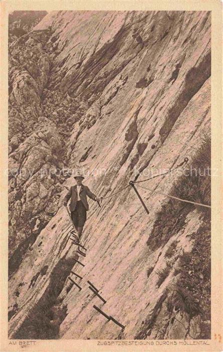 Bergsteigen Klettern Mountaineering Alpinisme Alpinismo-- Zugspitzenbesteigung d
