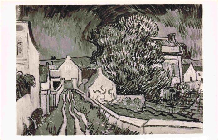 GOGH van Vincent (1853-1890) Kuenstlerkarte Musee du Louvre La Maison du Pere Pi