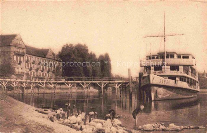 Dampfer Binnenschifffahrt Baden Constance