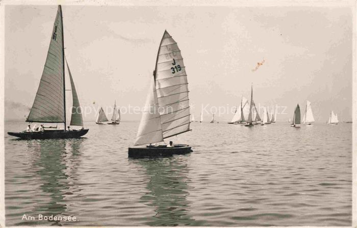 Segelboote Segelschiffe Sailing Voile Vela-- Am Bodensee