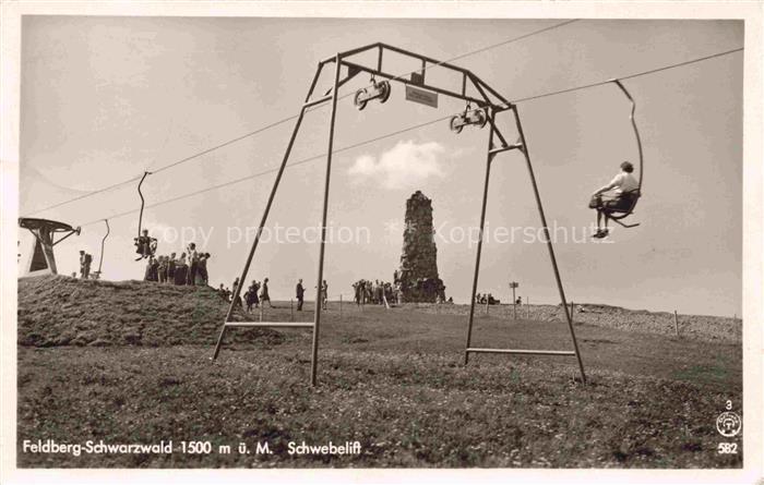 Sessellift Chairlift Telesiege Feldberg Schwarzwald