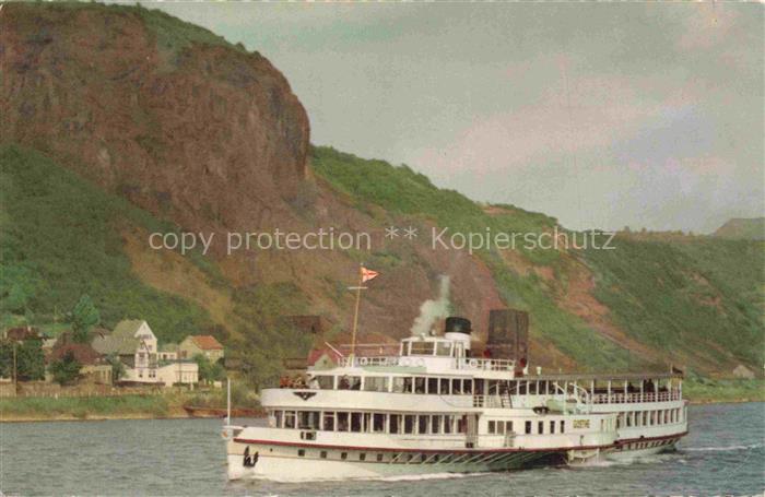 Dampfer Seitenrad Erpeler Ley