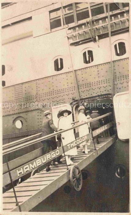 Dampfer Oceanliner Hamburg Theodor