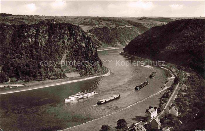 Dampfer Binnenschifffahrt Felsental Loreley St. Goarshausen amRhein